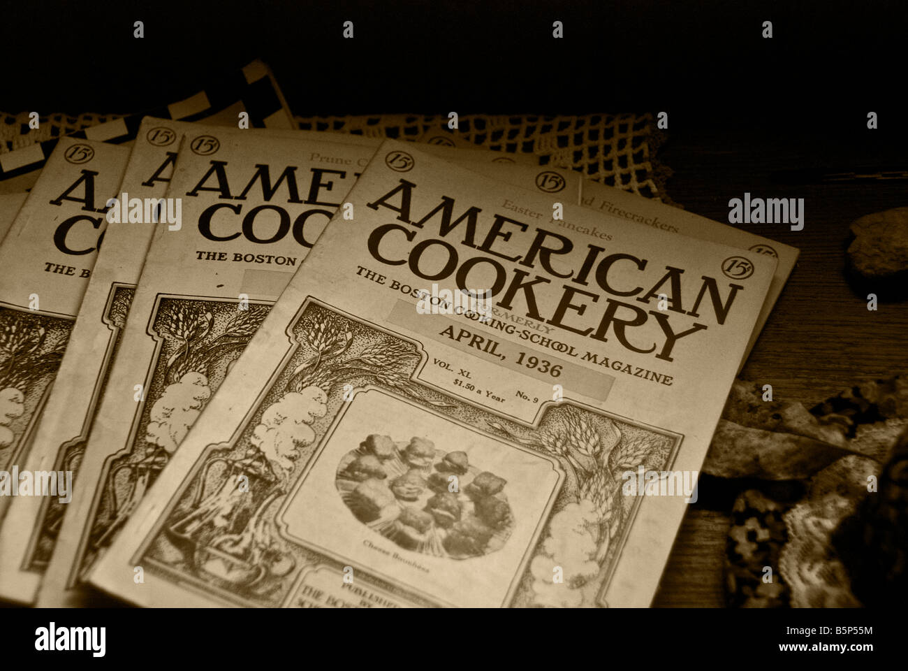 American Cookery formerly Boston Cooking School magazine Stock Photo