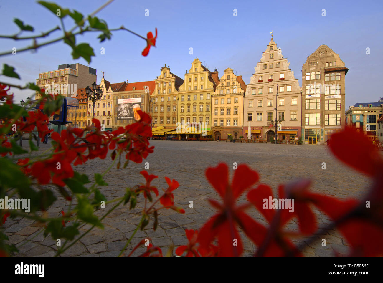 Rynek Square, Wroclaw, Poland Stock Photo