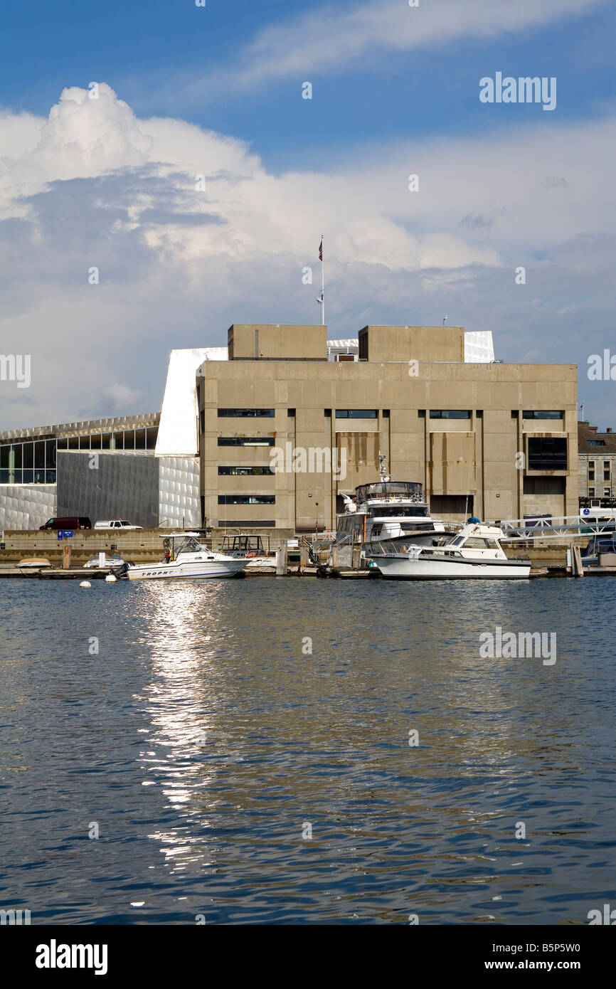 New England Aquarium Central Wharf Boston Massachusetts USA Stock Photo ... - New EnglanD Aquarium Central Wharf Boston Massachusetts Usa B5P5W0