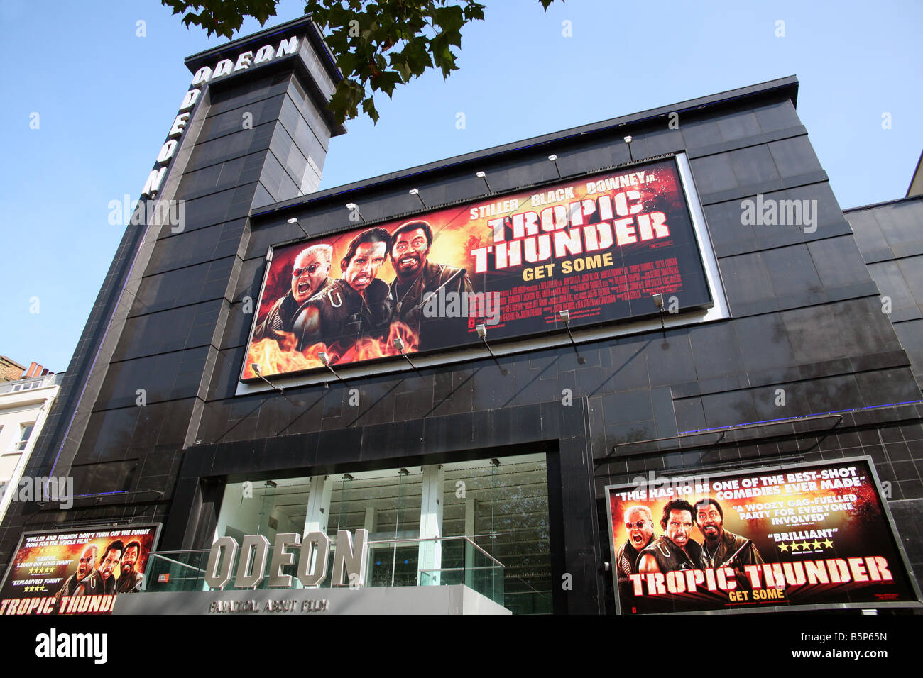 Odeon cinema Leicester Square London Stock Photo