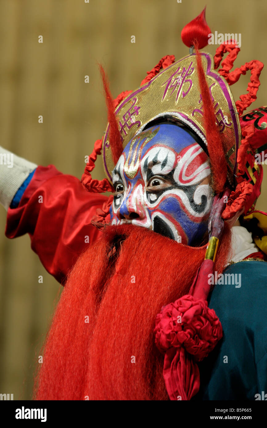 Male actor perfoming in the famous Chinese Opera (Beijing Opera