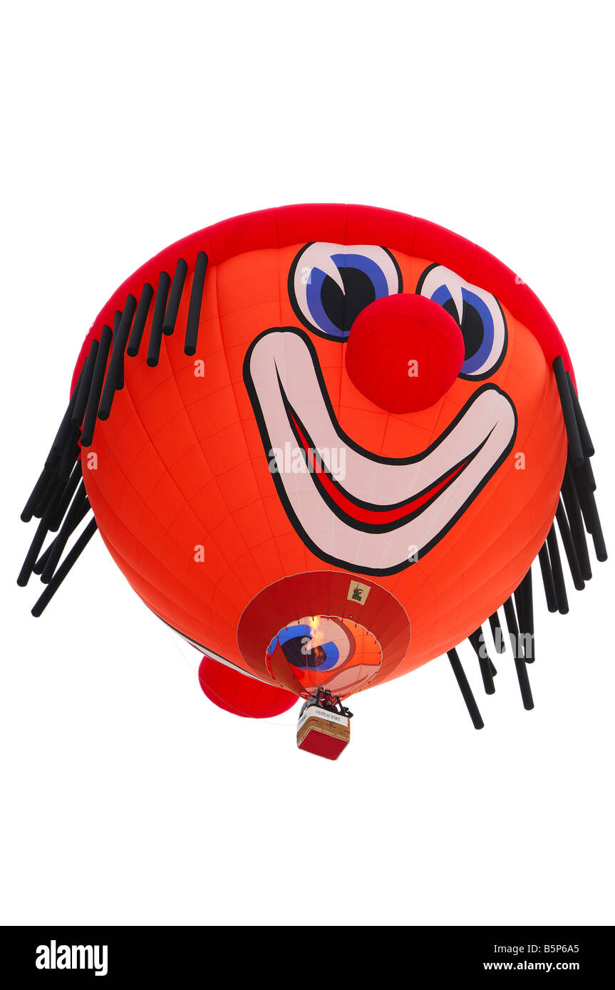 Special clown shaped balloon D OLEG Schroeder Fire Balloons Clown SS Stock Photo