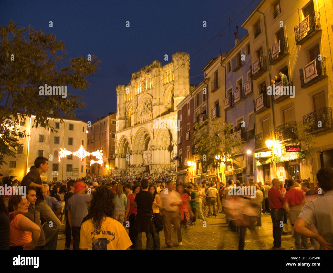 Fiesta de San Mateo, Cuenca, Spain Stock Photo