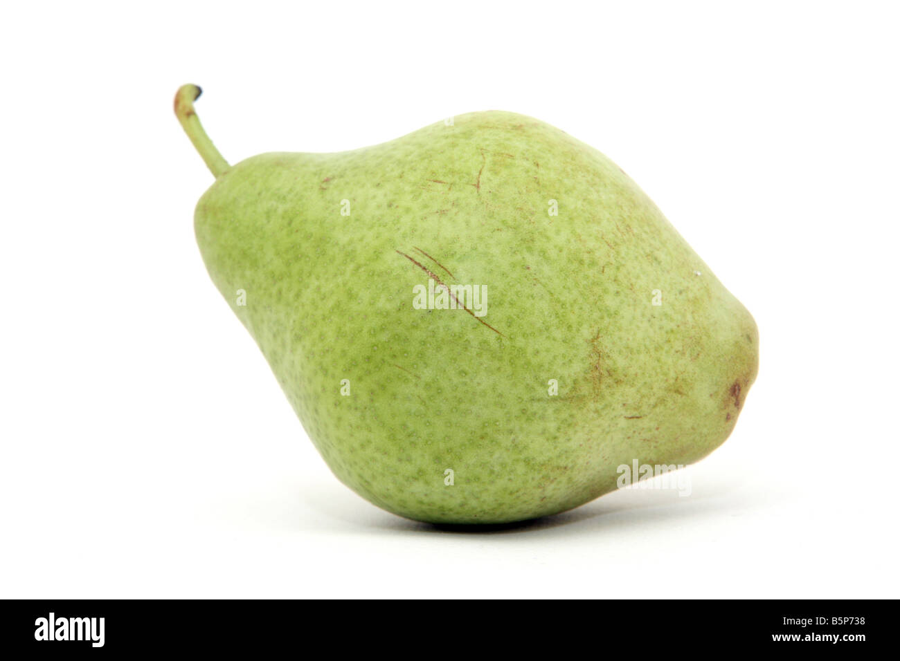 fruits and vegetables green pear isolated on white background Stock Photo