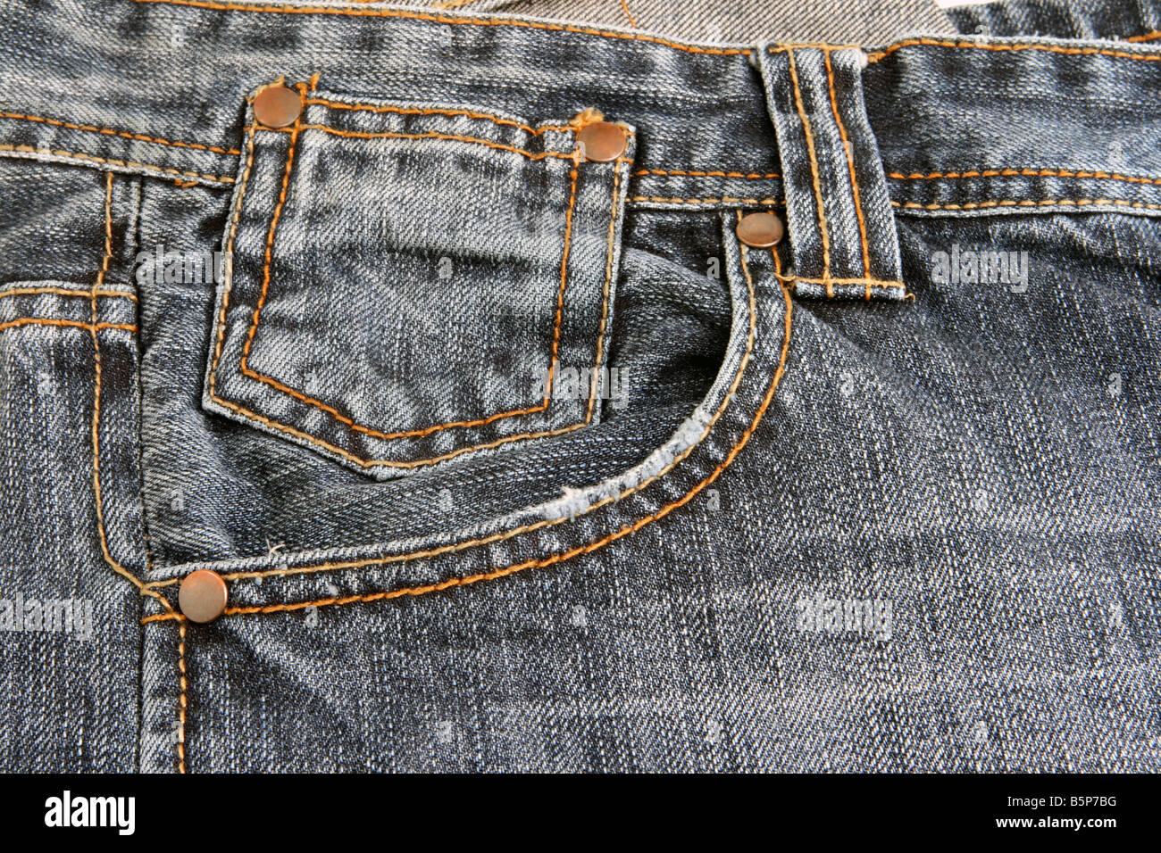 jeans detail Stock Photo
