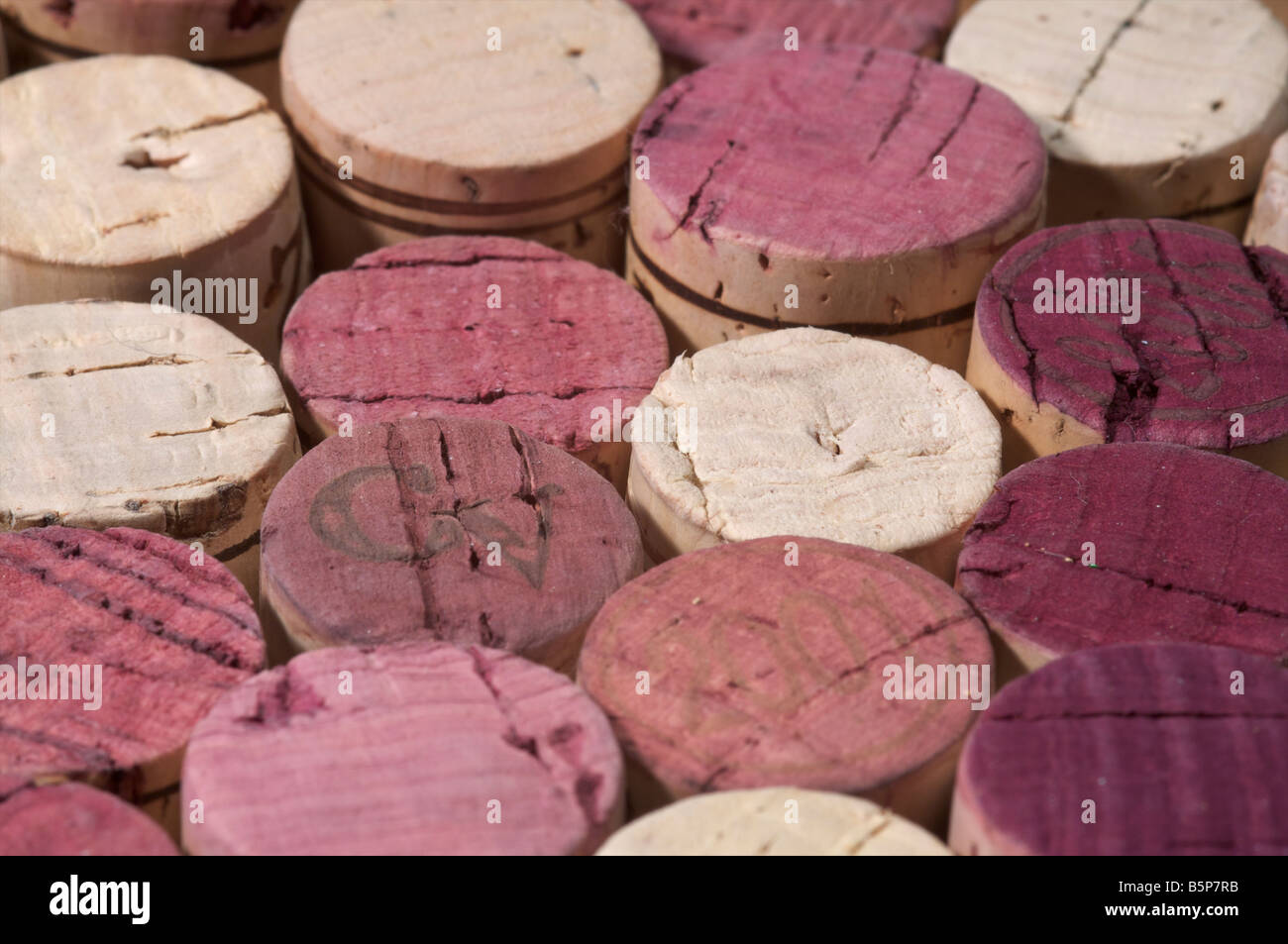 red wine cork background Stock Photo Alamy