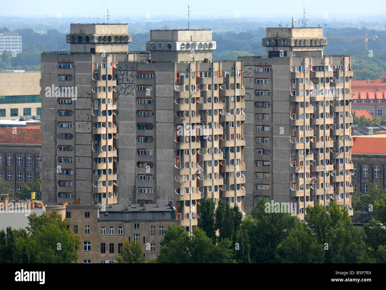 Flats, Blocks of flats, housing, apartments, Poland Stock Photo