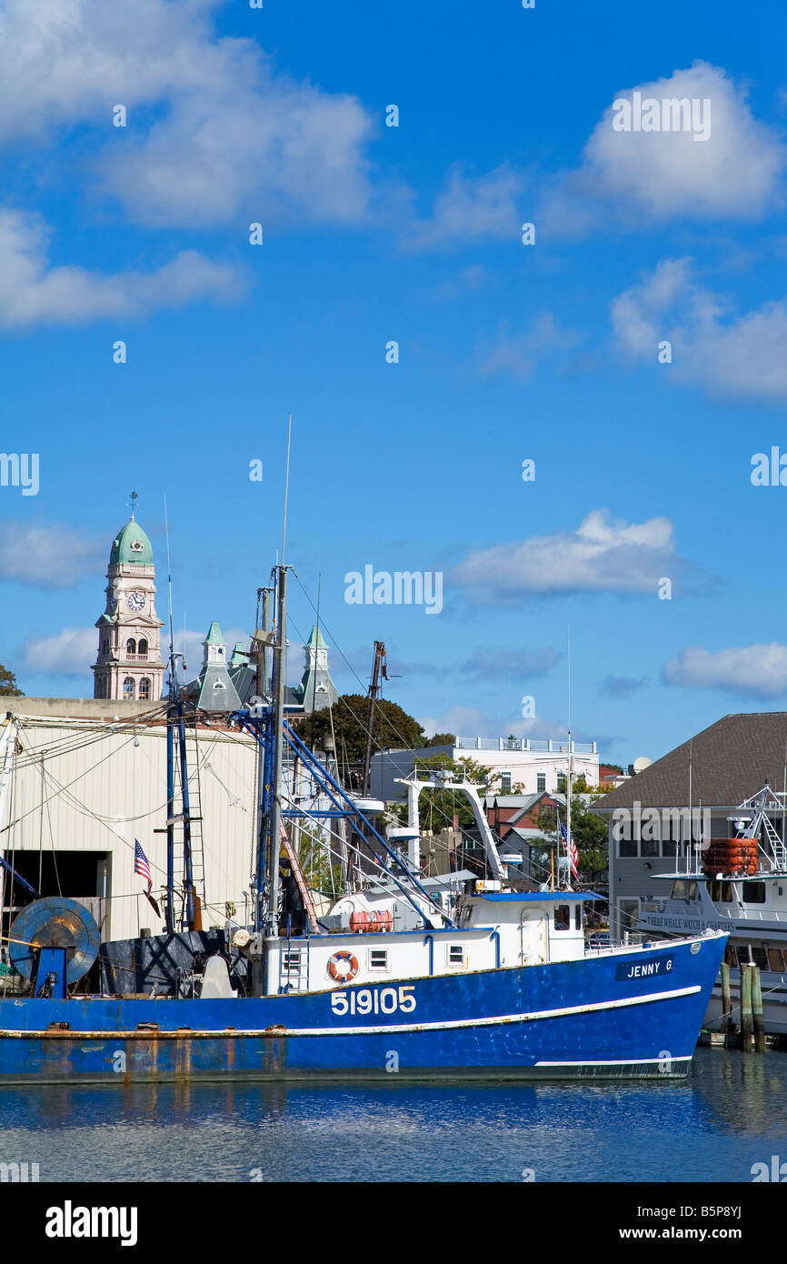 Boston harbor commercial fishing trawler hires stock photography and