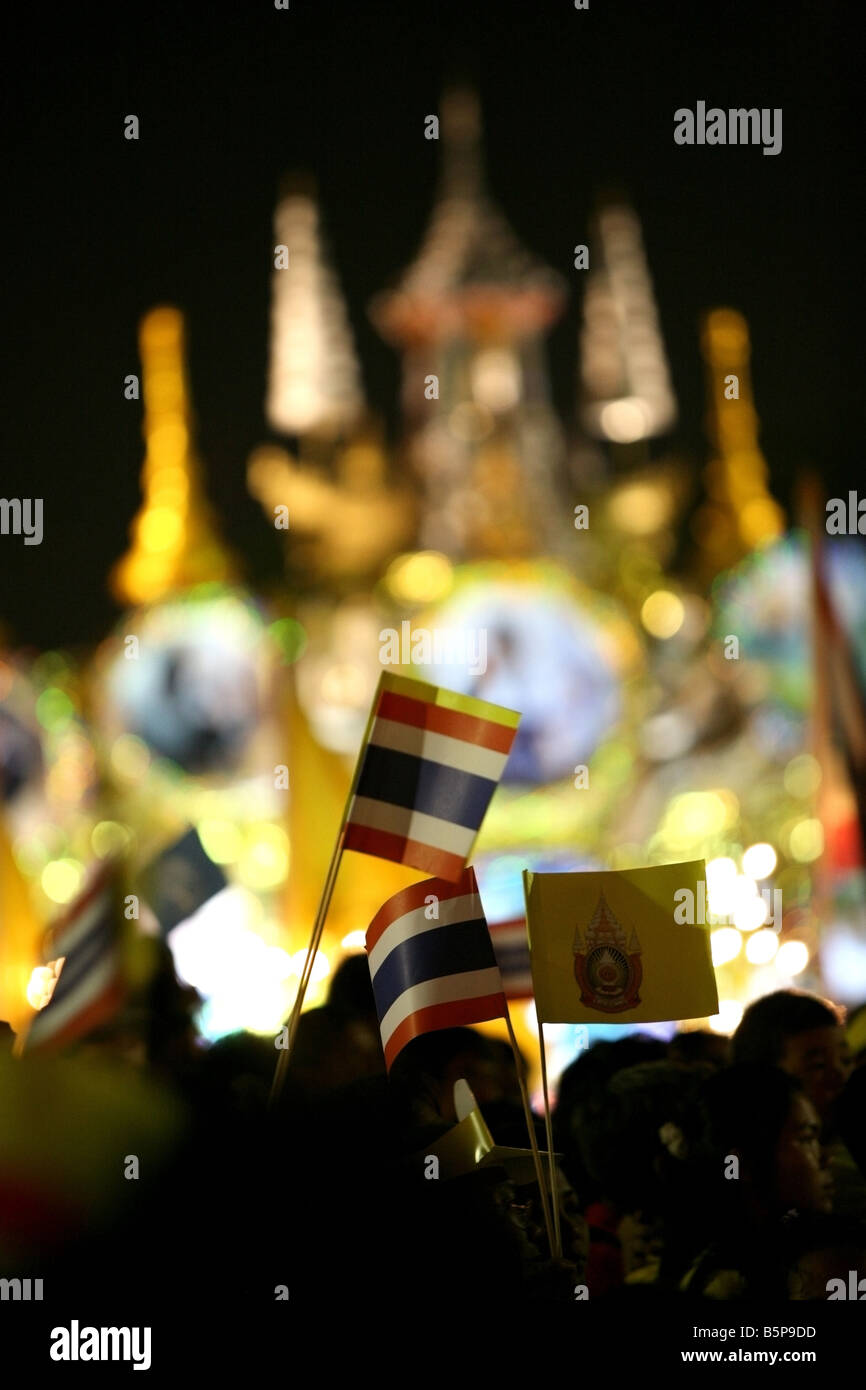 thailand king's birthday Stock Photo