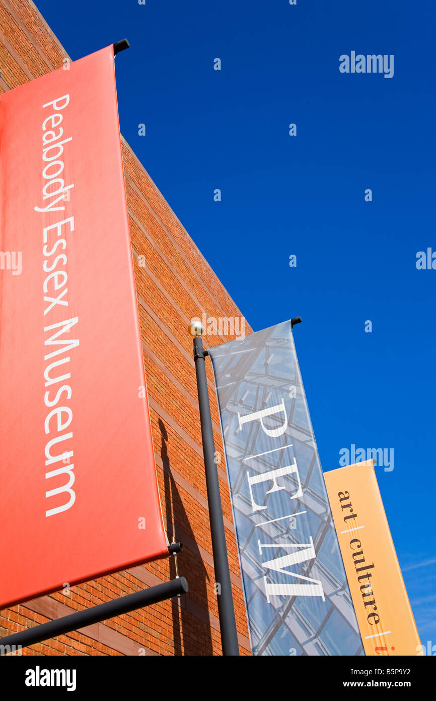 Peabody Essex Museum Salem Greater Boston Area Massachusetts USA Stock Photo