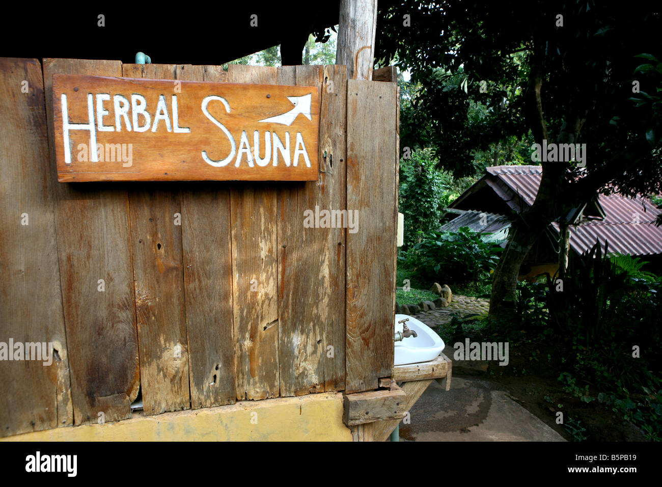 herbal sauna thailand Stock Photo Alamy
