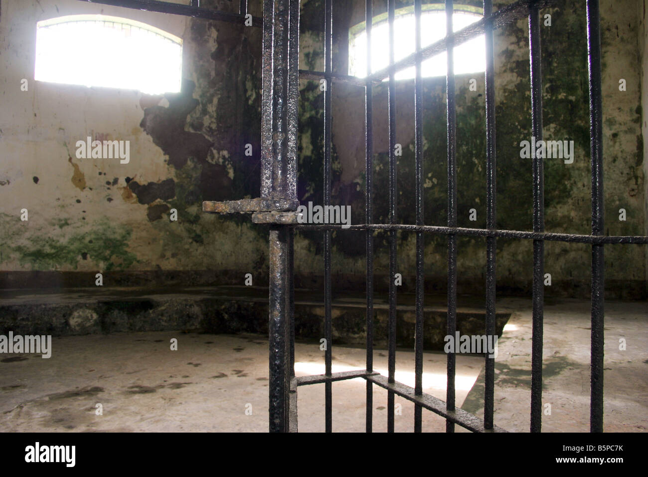 cell's entrance in Poulo Condor's prison, vietnam Stock Photo