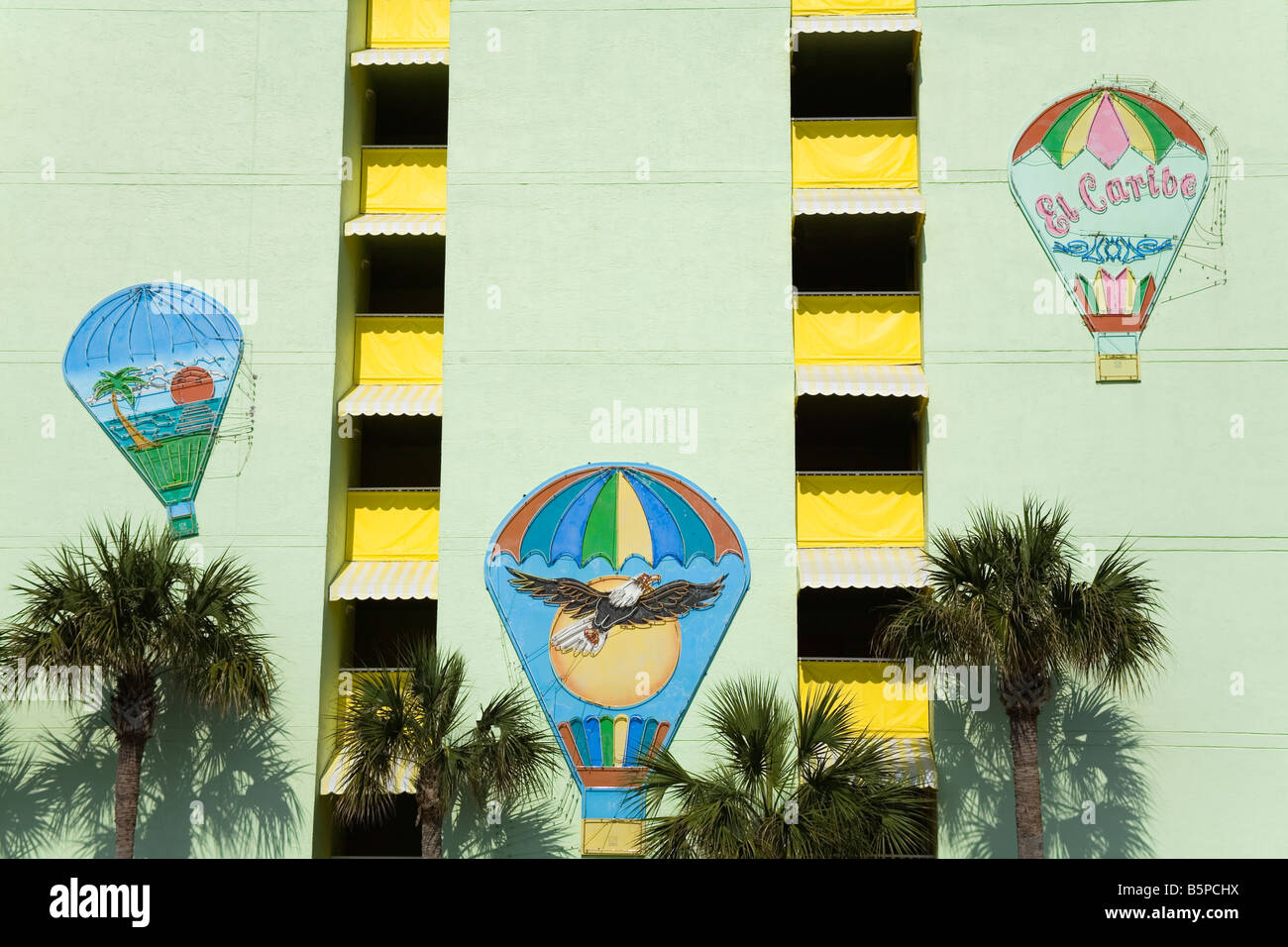 El Caribe Resort Daytona Beach Florida USA Stock Photo