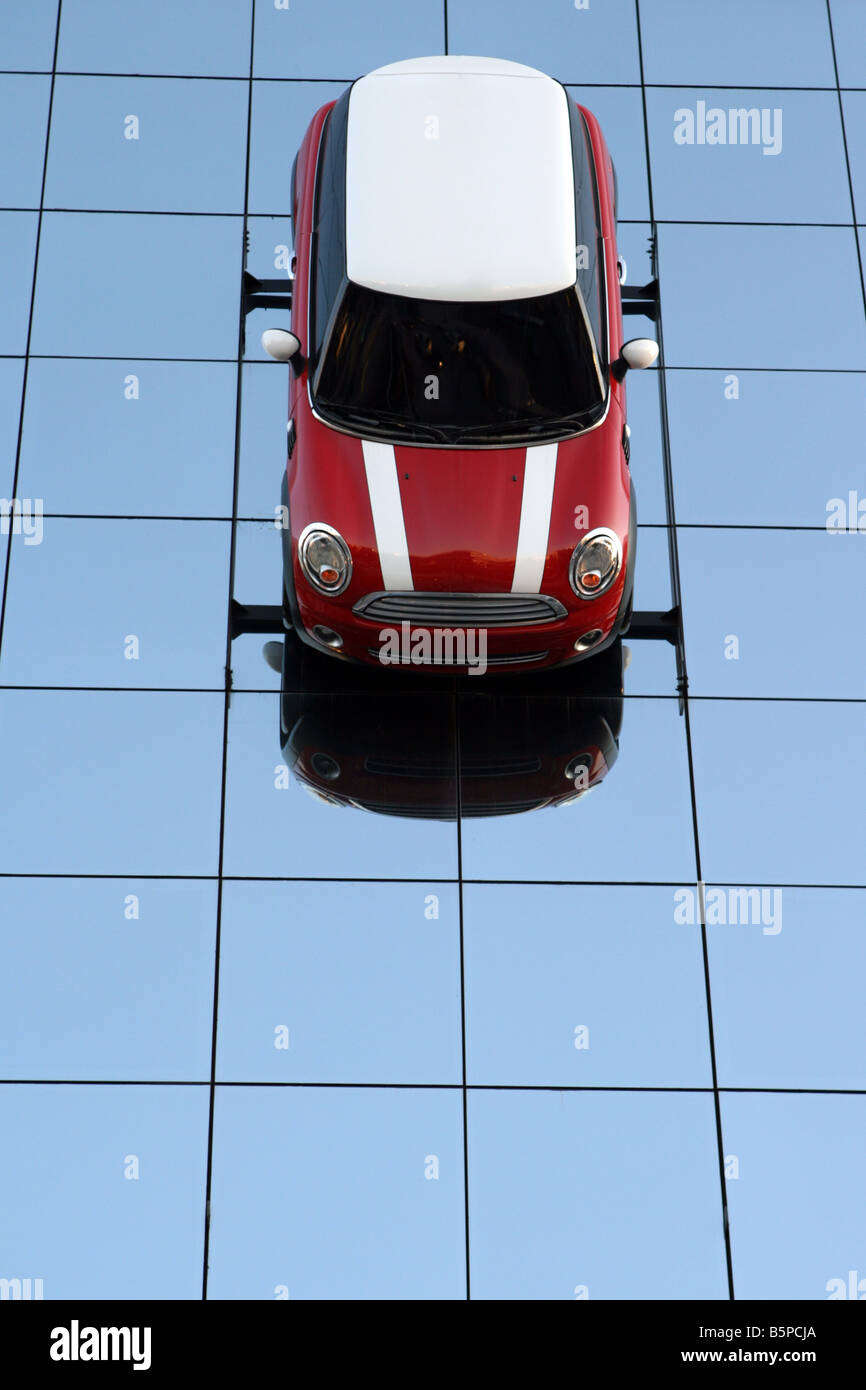 Red car with white stripes hires stock photography and images Alamy