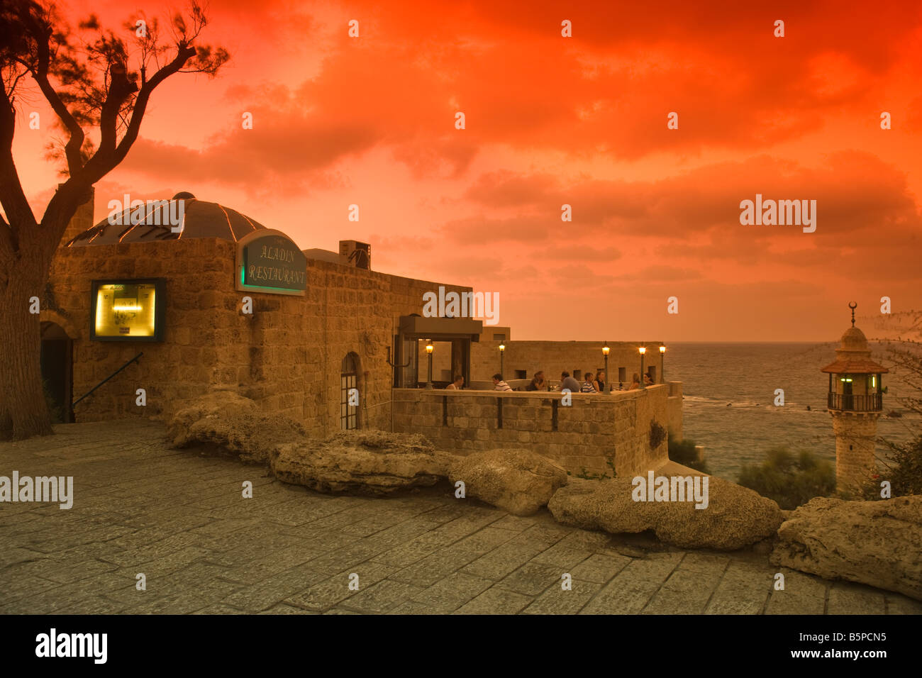 RESTAURANT JAFFA OLD TOWN TEL AVIV ISRAEL Stock Photo 20776593 Alamy