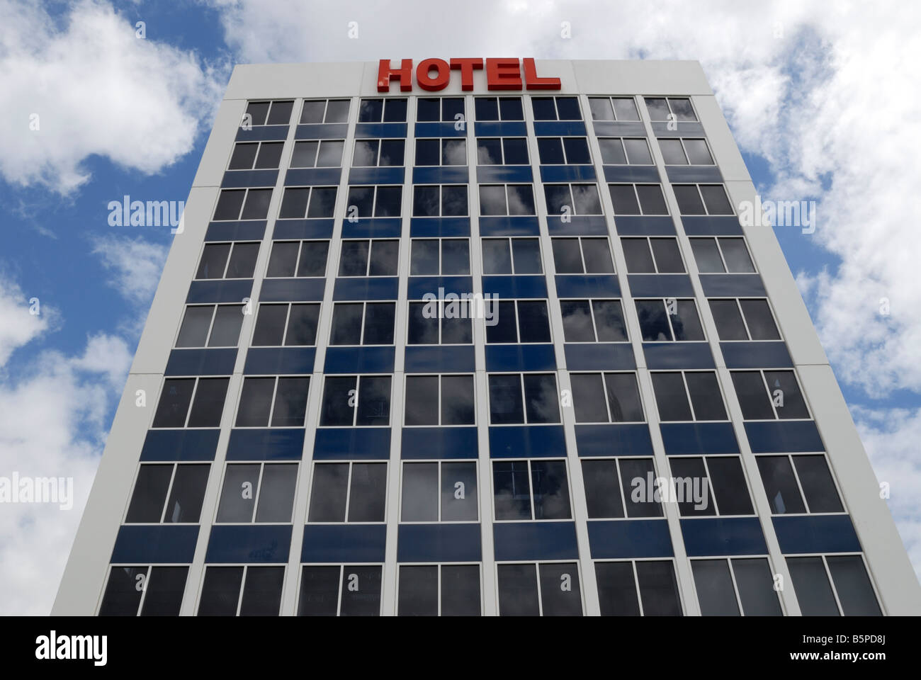 A generic hotel building Stock Photo