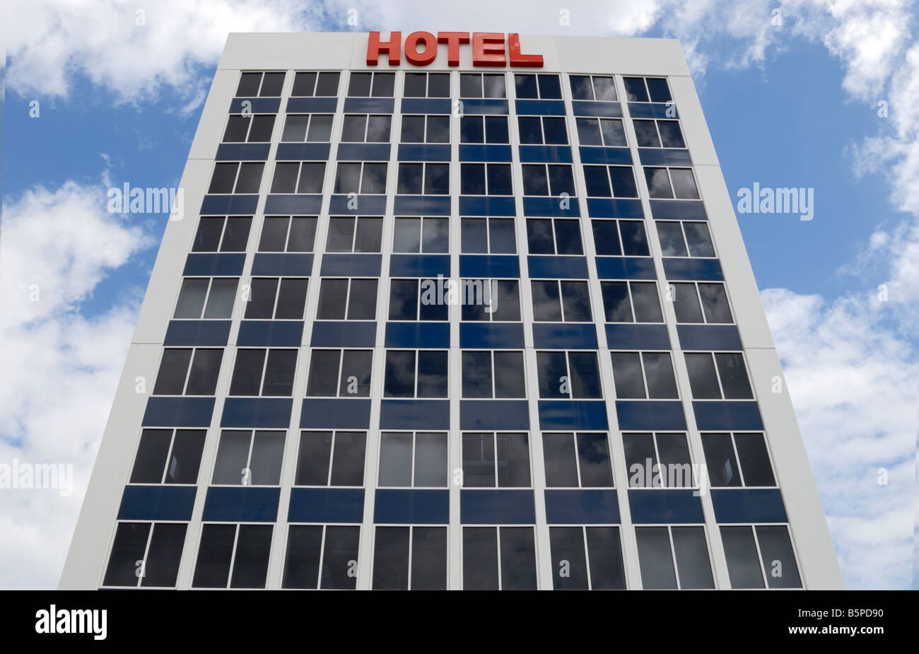 A generic hotel building Stock Photo