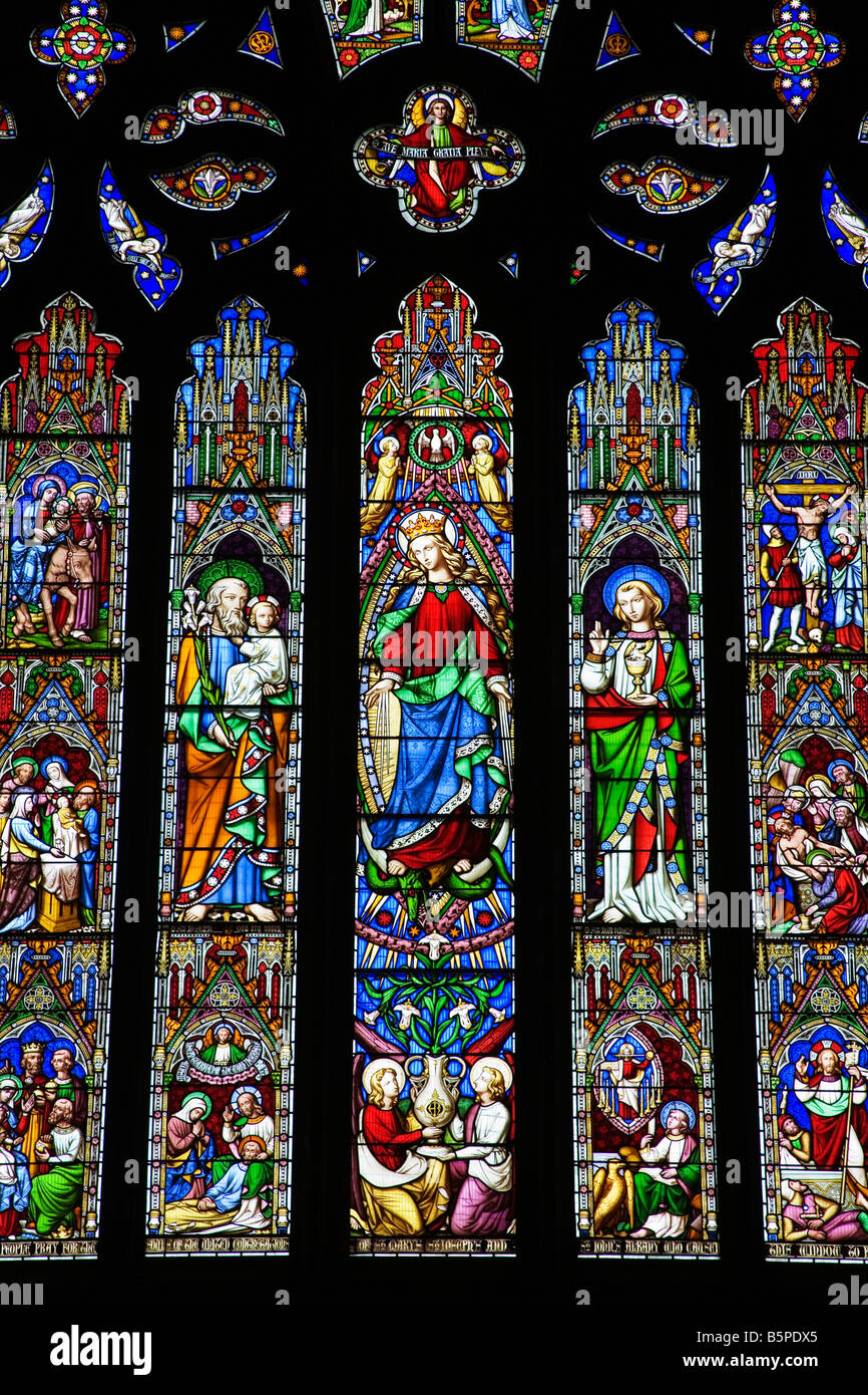 Stained Glass Cathedral of the Immacula Conception Albany New York