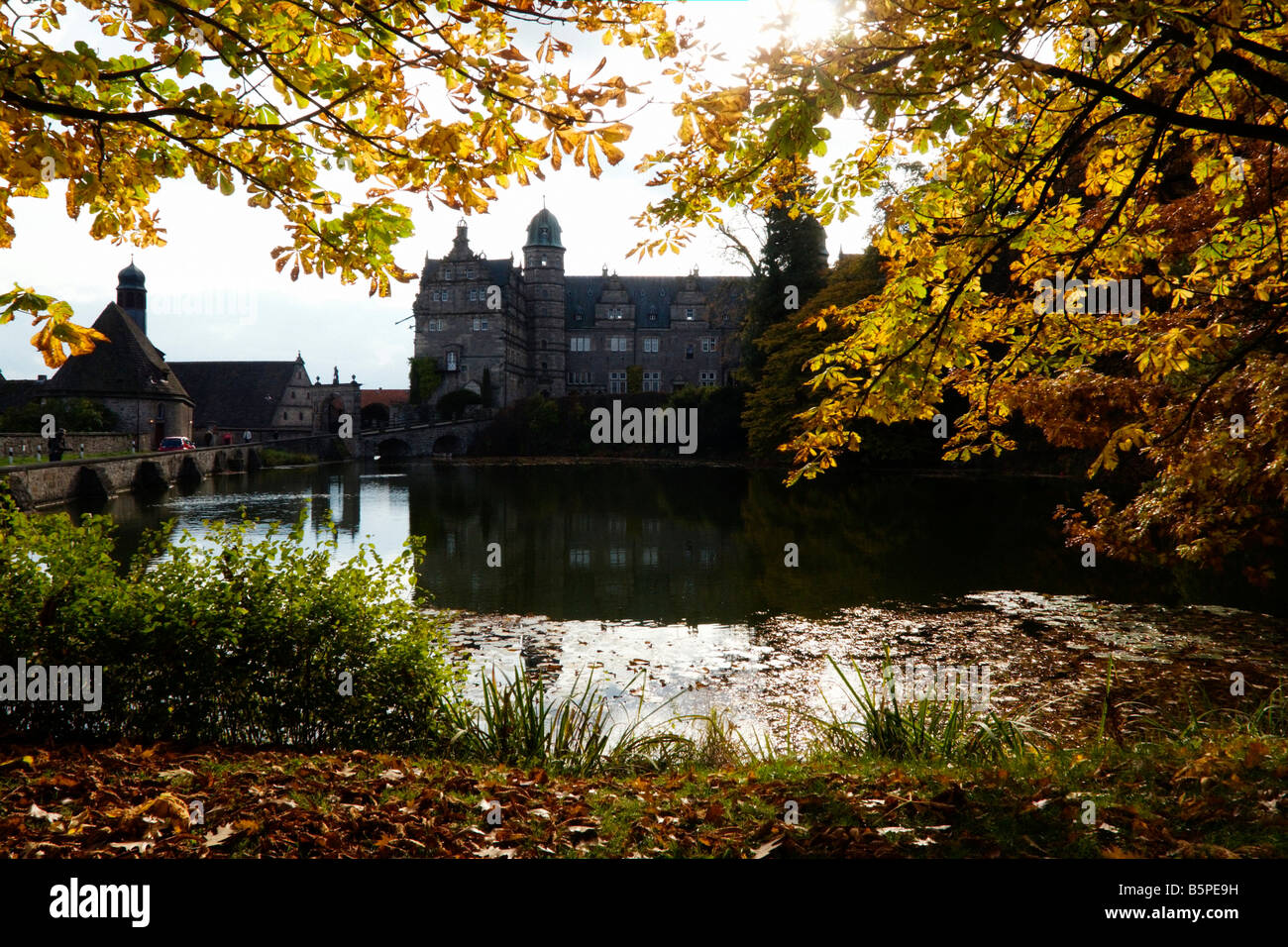 Schloss Haemelschenburg castle in Emmerthal, northern Germany Stock Photo