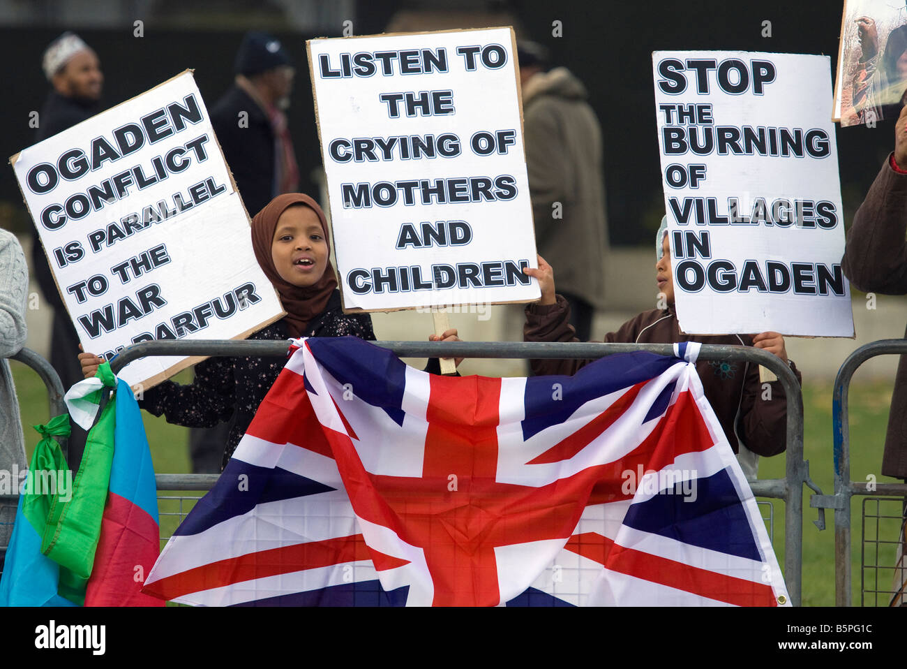 Ethiopia protest in Parliament Square 13- 12 Nov 2008 Stock Photo - Alamy