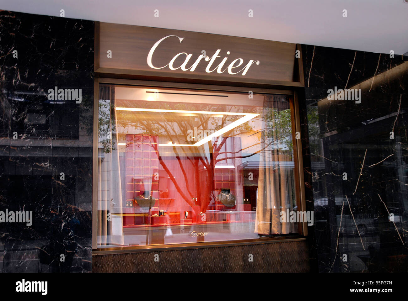 Cartier shop, Sydney, Australia Stock 