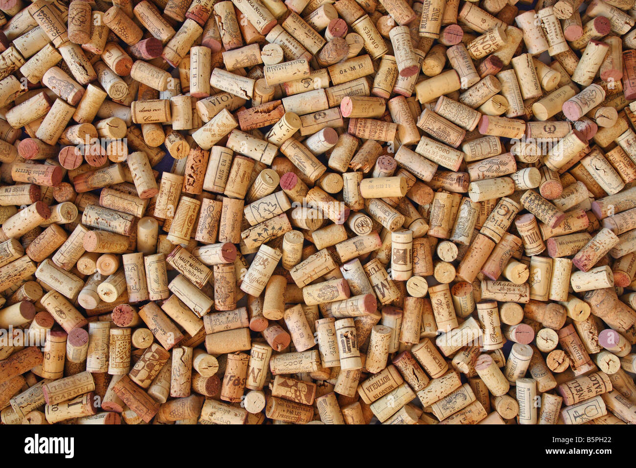 Wine cork stoppers Stock Photo