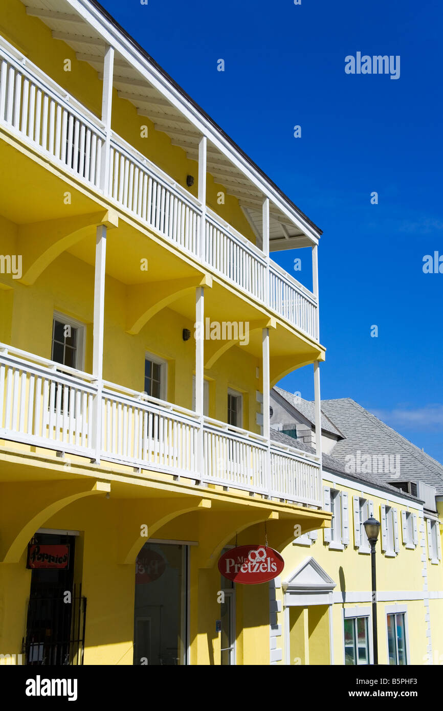 Architectural detail Downtown Nassau New Providence Island Bahamas