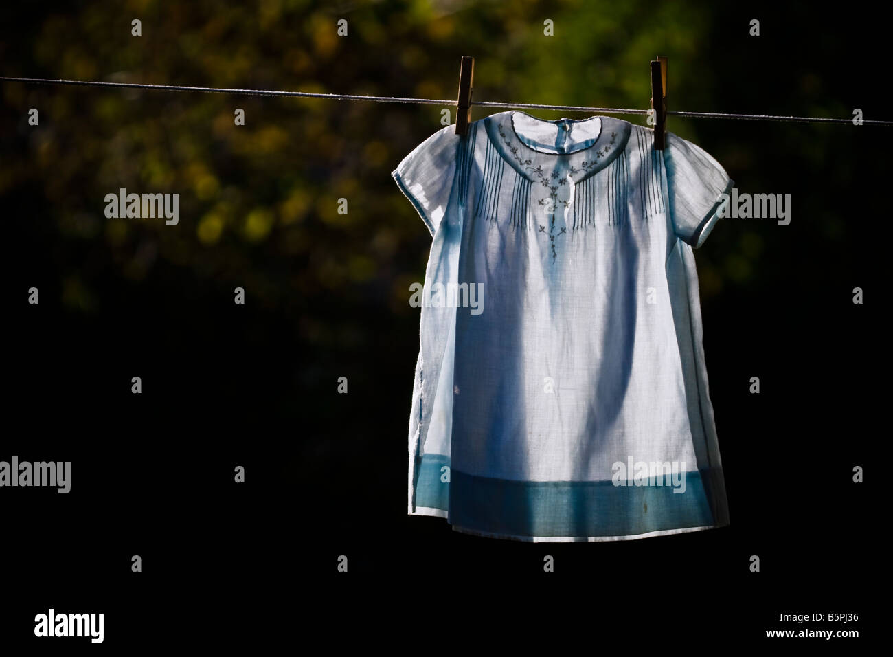 pale blue baby dress