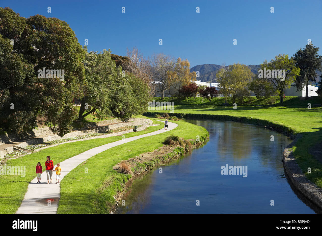 Riverside Park Taylor River Blenheim Marlborough South Island New Zealand Stock Photo Alamy Riverside Park Taylor River Blenheim Marlborough South Island New Zealand Stock Photo Alamy