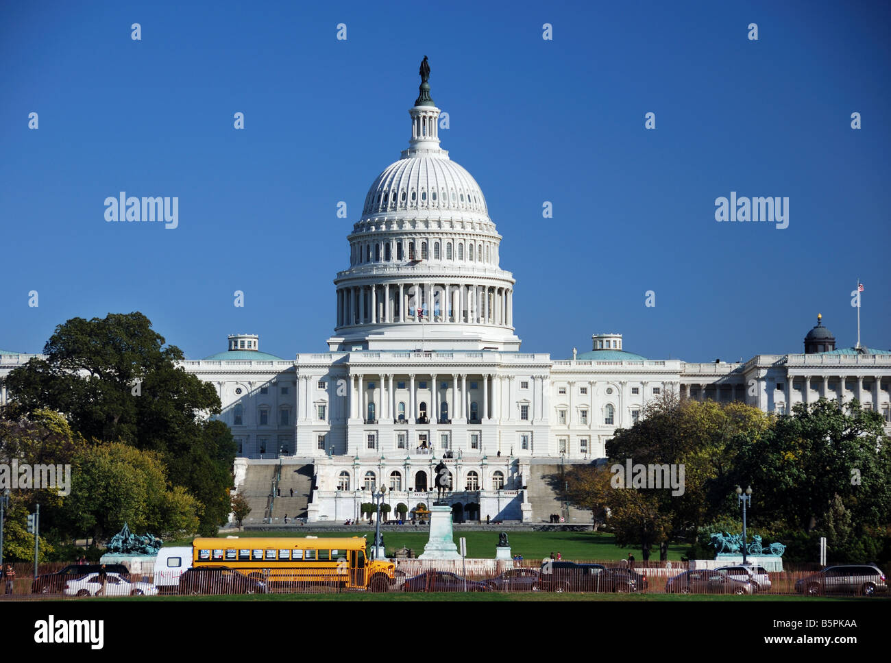 East Front of Capitol Building, Washington, DC Stock Photo