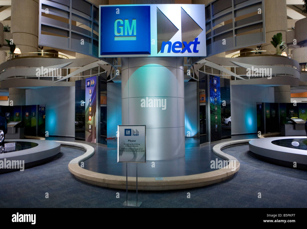 General Motors World Headquarters in Detroit, Michigan. Stock Photo