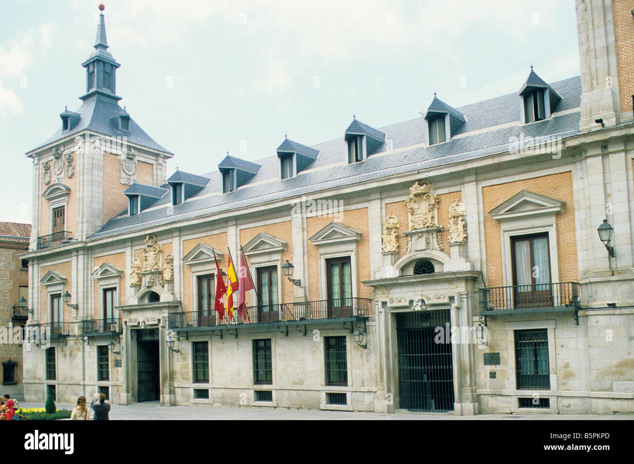 Ayuntamiento, Town Hall, Madrid, Spain. Stock Photo