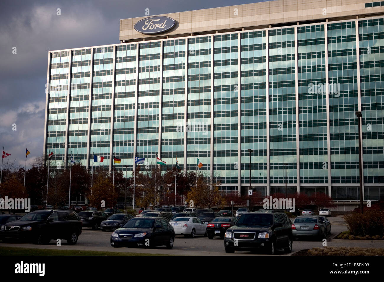 Ford Motor Company World Headquarters in Dearborn Michigan Stock Photo