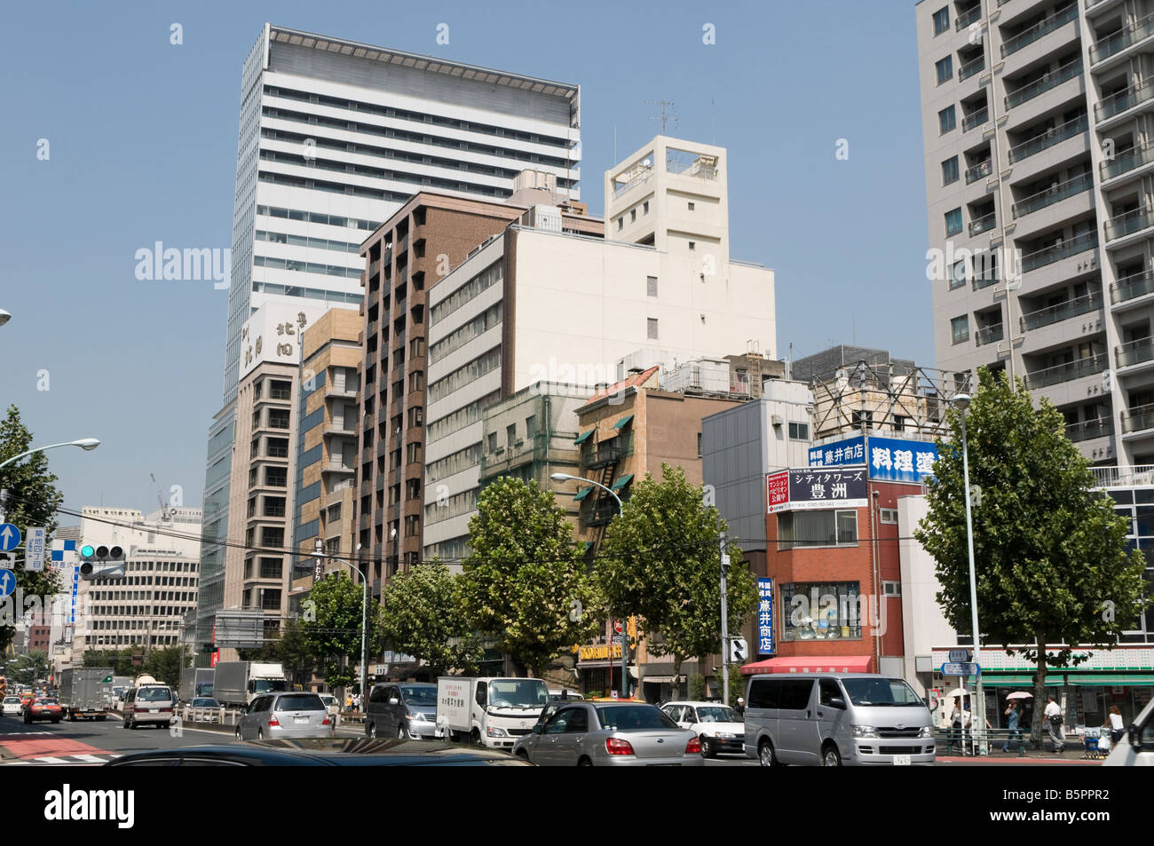Buildings in Tokyo Stock Photo