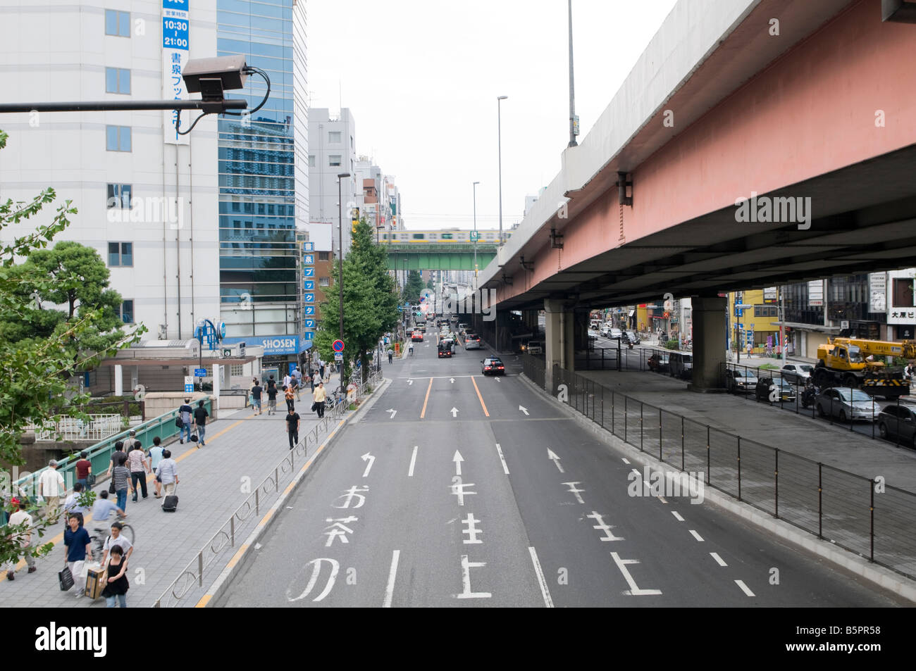 Street in Akihabara, Tokyo Stock Photo