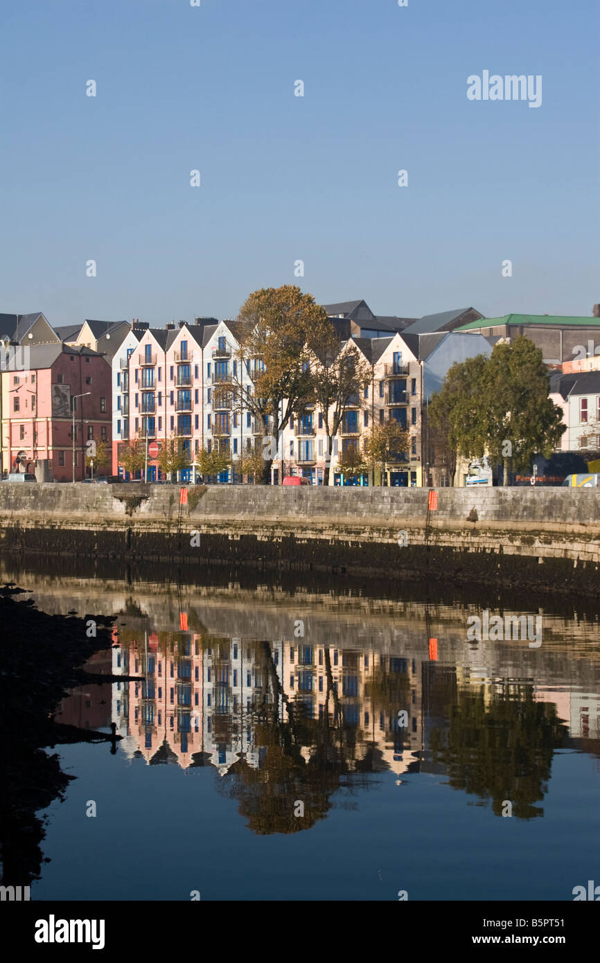 St Patricks Quay on the river Lee Cork City Ireland Stock Photo Alamy