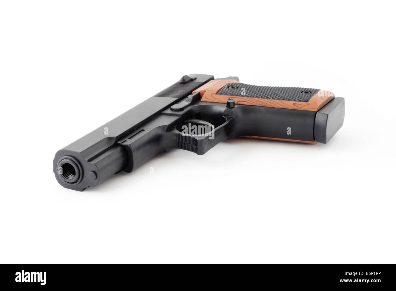 Toy gun isolated on white background Stock Photo