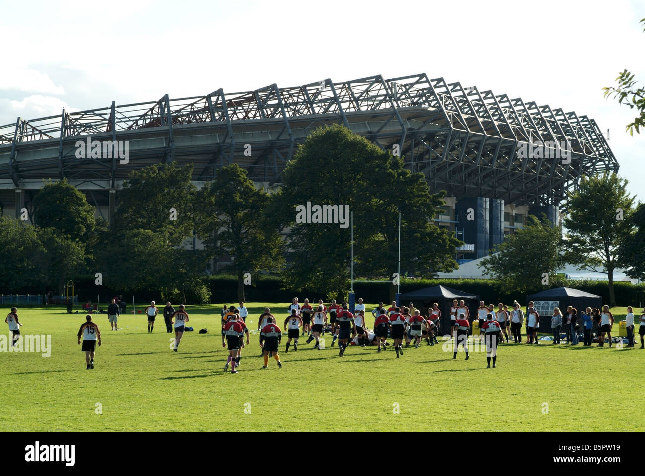 Murrayfield international rugby stadium hi-res stock photography and ...