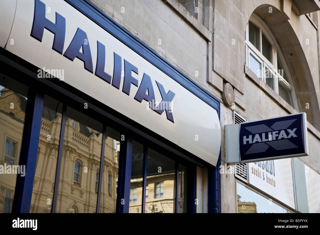 Halifax HBOS bank branch Stock Photo