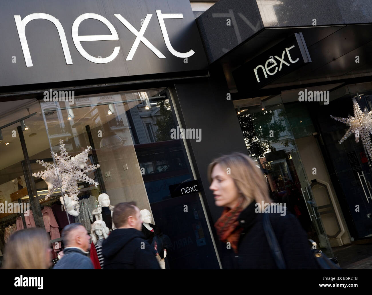 Next clothes shop on Oxford Street Stock Photo Alamy