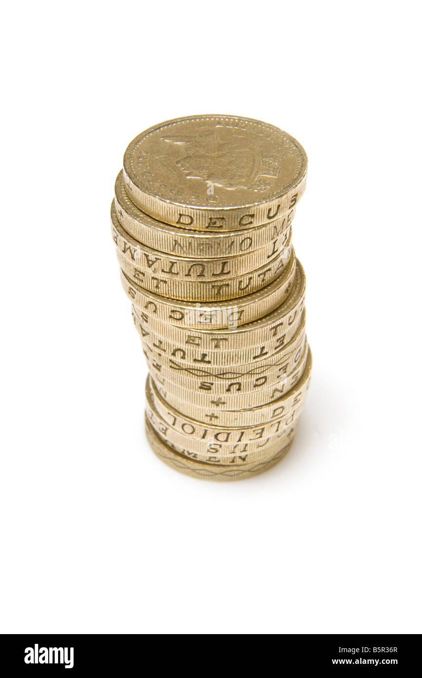 Old pound coins hires stock photography and images Alamy