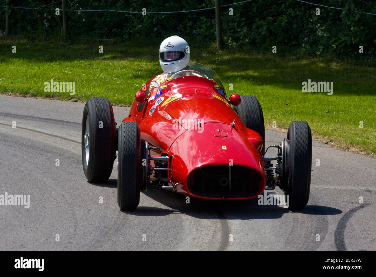 1952 Ferrari 500/625 with driver Alexander Boswell at Goodwood Festival of Speed, Sussex, UK. Stock Photo