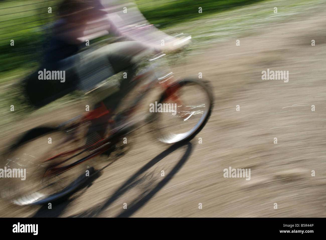 getting on and off a road bike