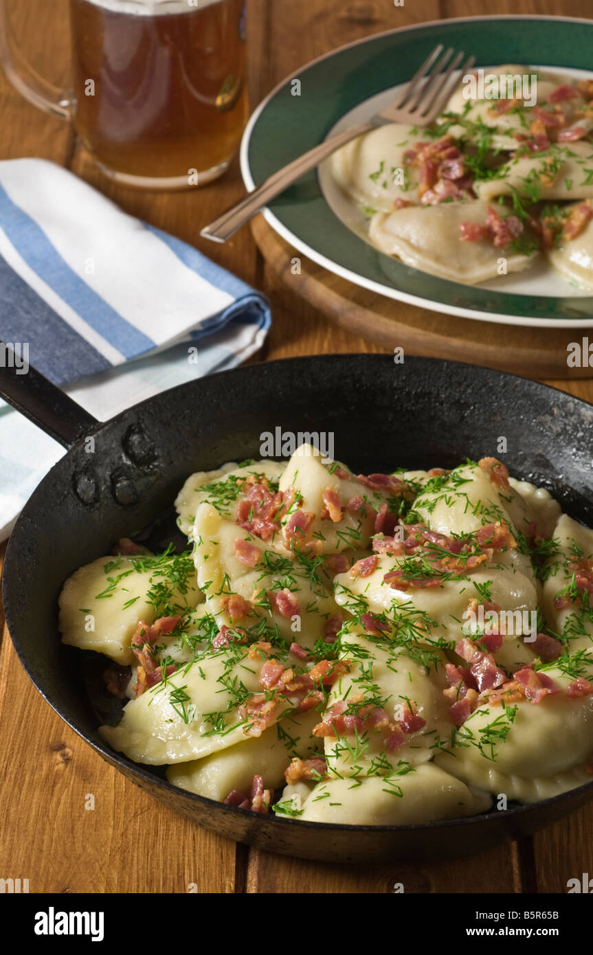 Pierogi dumplings traditional polish food hi-res stock photography and ...