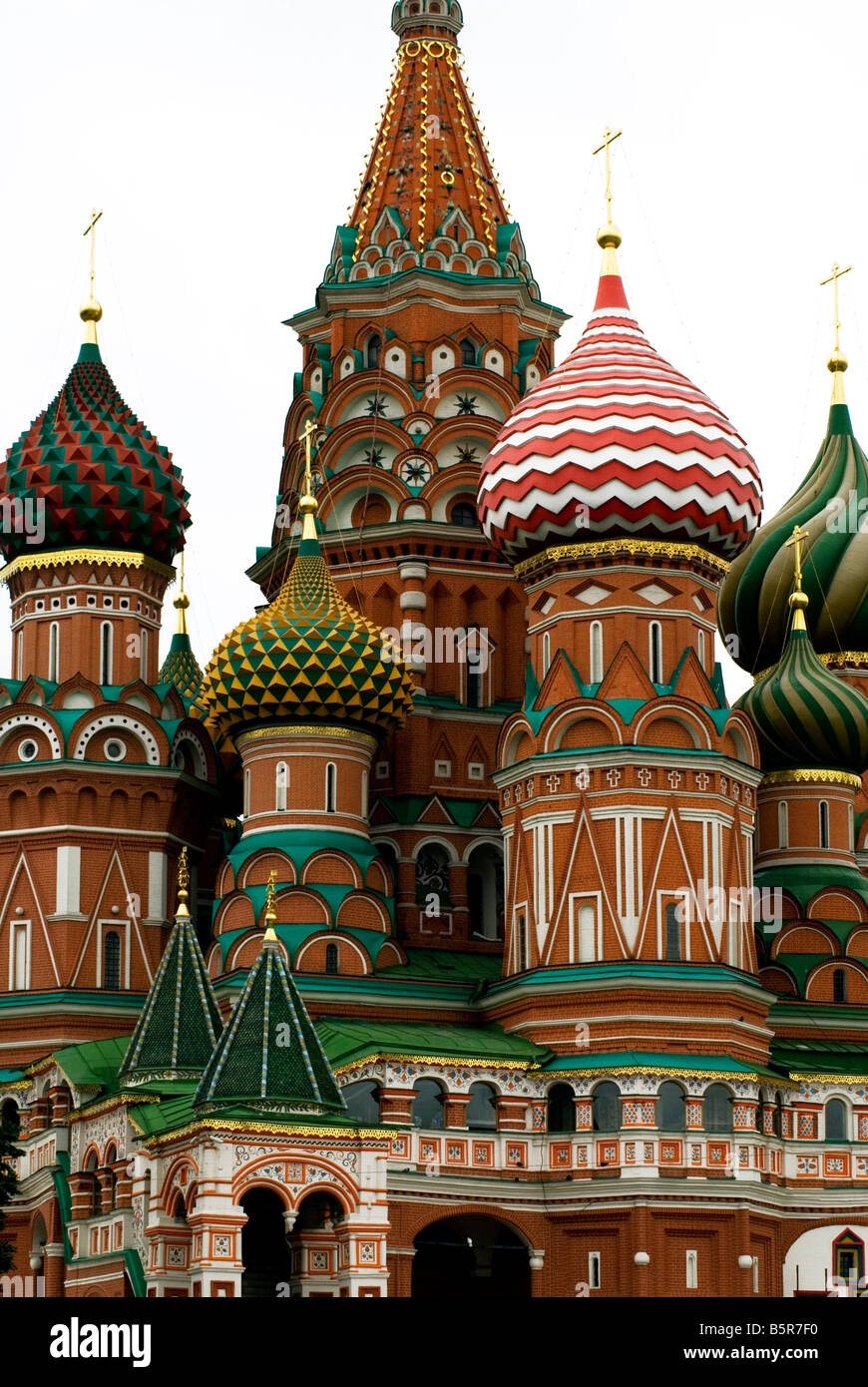 St Basils Cathedral, Red Square, Moscow Stock Photo