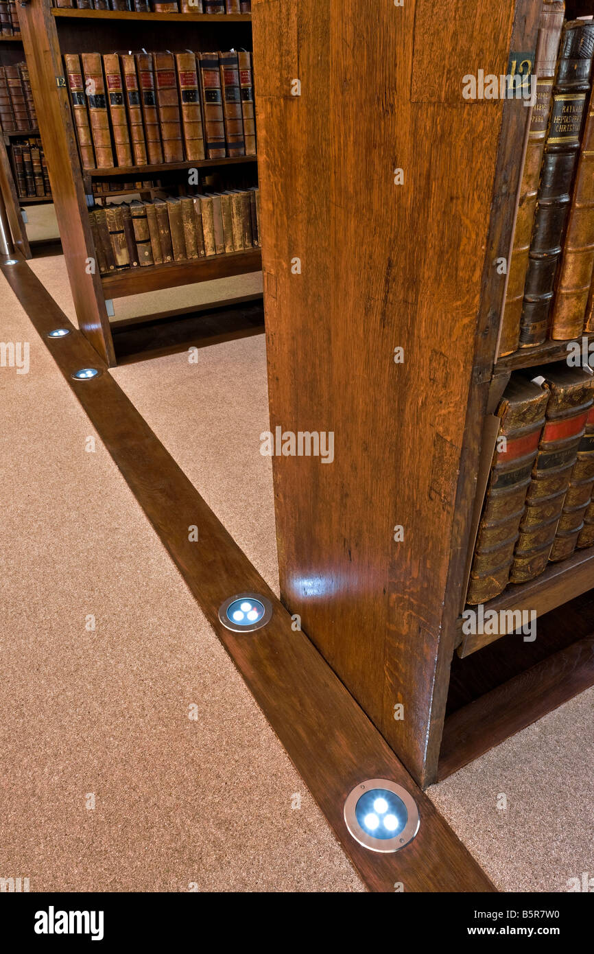 Fellows Library a medieval library at Jesus College Oxford Stock Photo