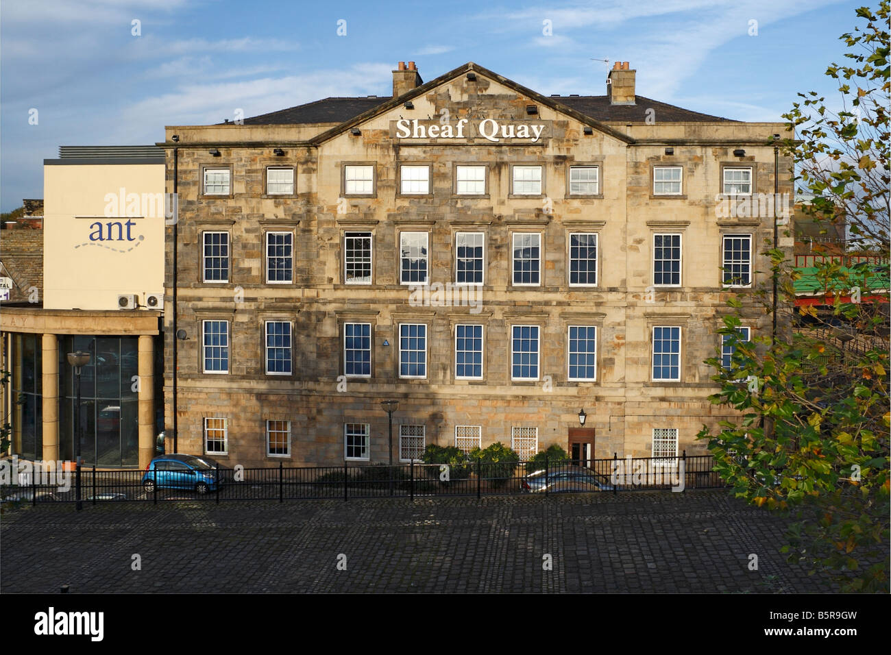 Restored Sheaf Quay warehouse old building in Victoria Quays Sheffield