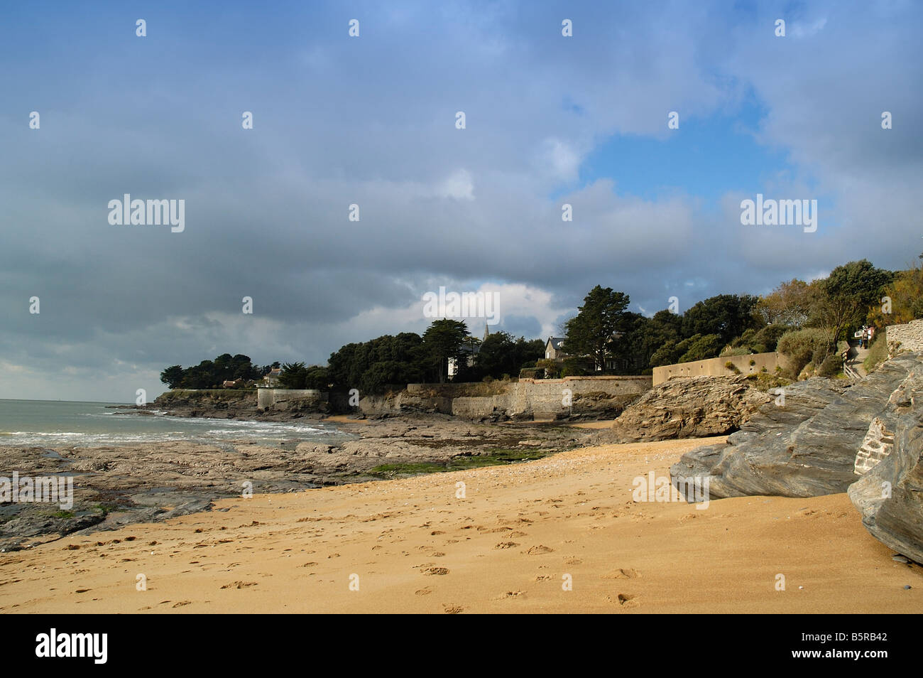 Coastal View in Brittany Stock Photo Alamy