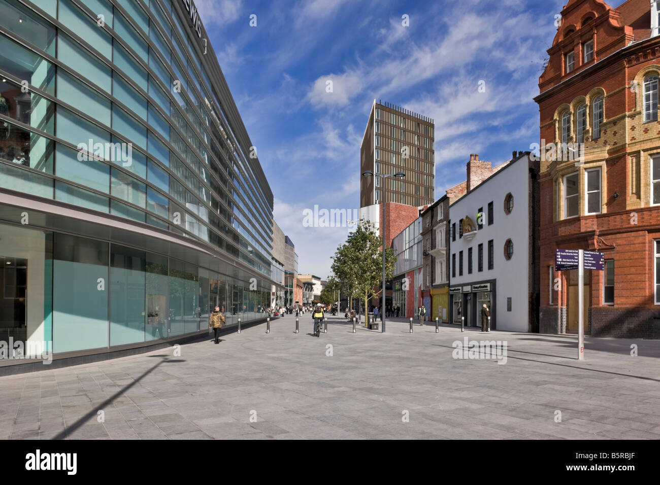 Liverpool One development Stock Photo Alamy