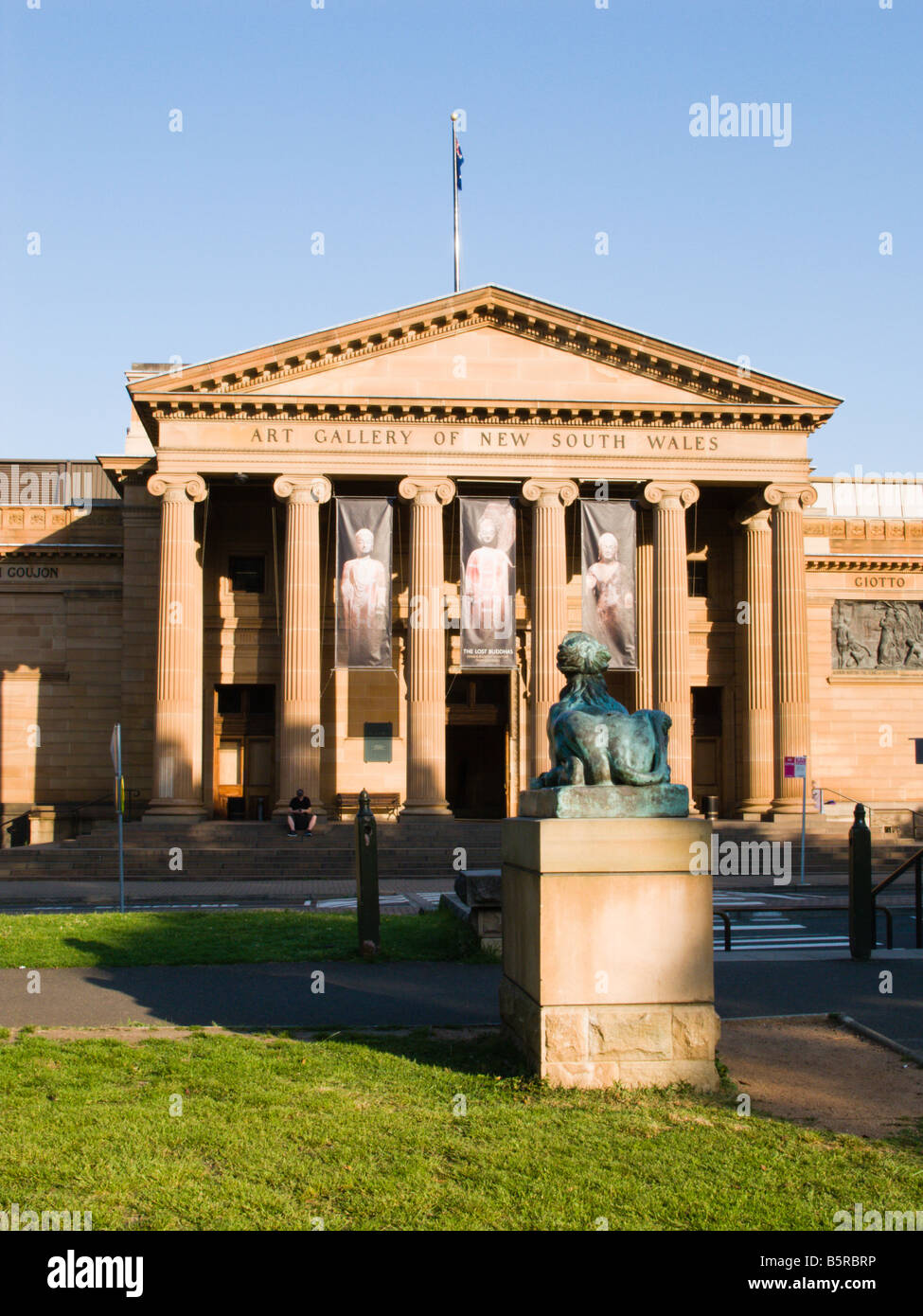 Statue opposite the entrance to the Art Gallery of New South Wales in Sydney Stock Photo Alamy